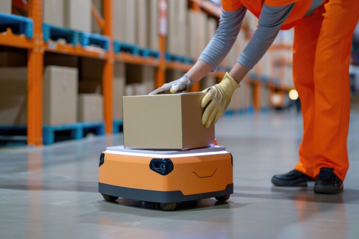 Collaborative palletizing robot